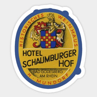 Hotel Schaumburger Hof Sticker